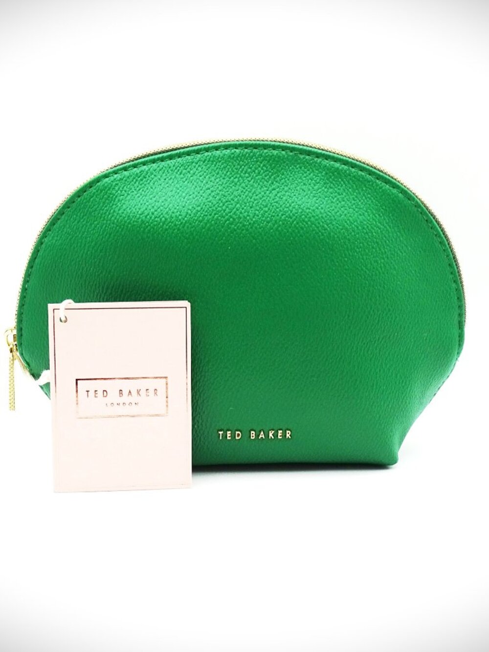 TED BAKER LONDON Dome Make up Bag in Bright Green Color